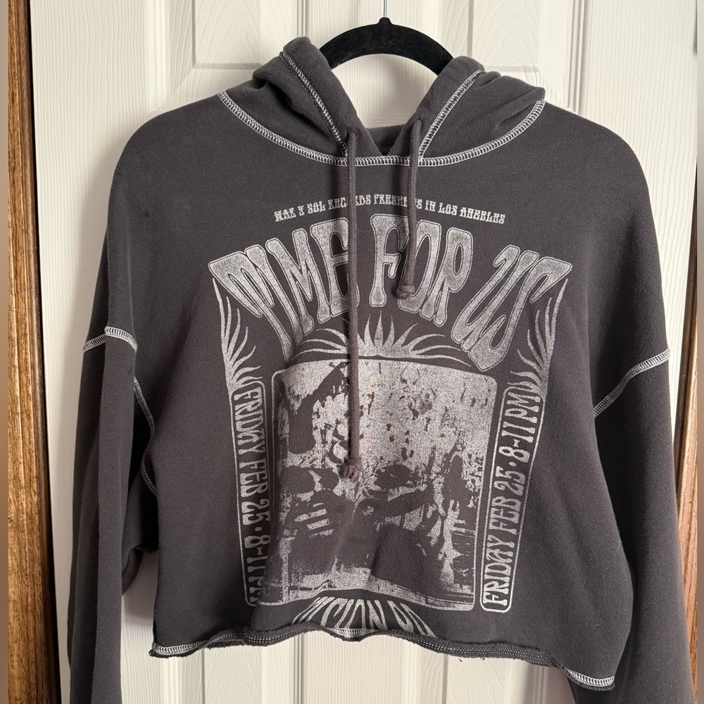 Black Graphic Hoodie